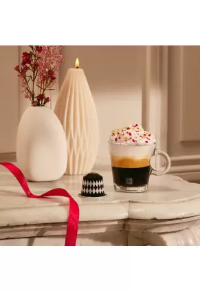 PARIS ESPRESSO RASPBERRY WHITE CHOCOLATE COFFEE WITH WHIPPED CREAM