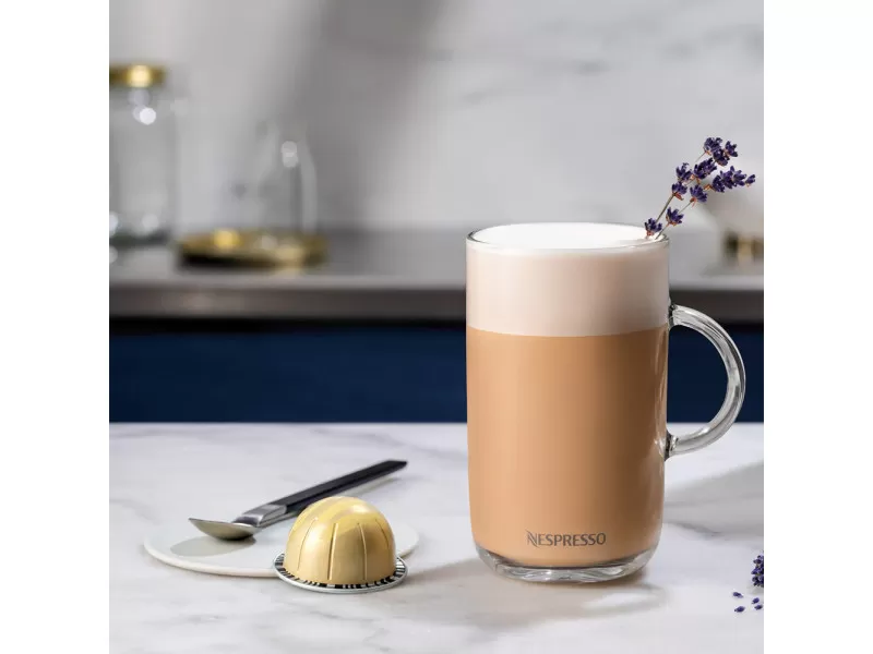 VANILLA CUSTARD PIE & LAVENDER LATTE