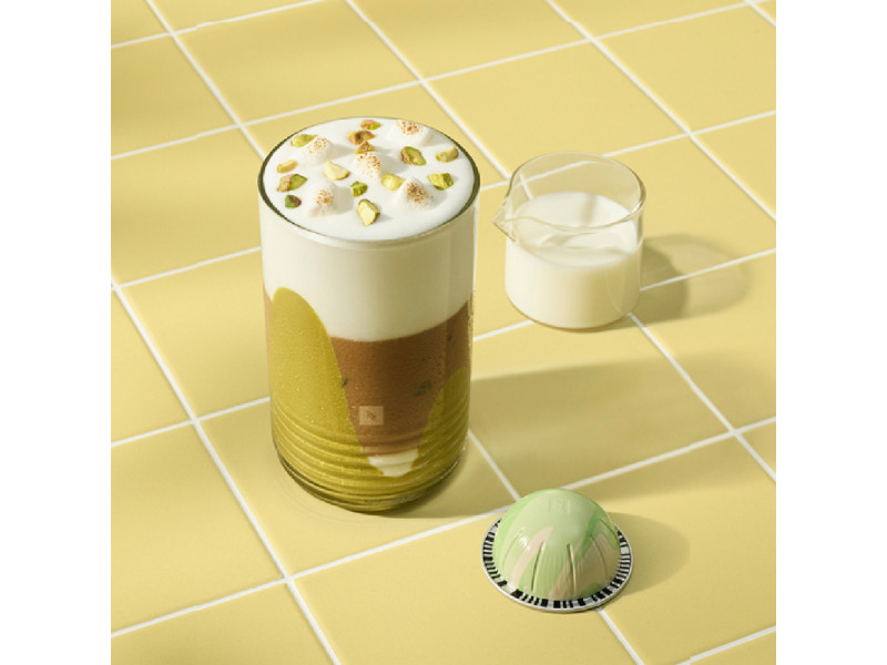 ICED PISTACHIO VANILLA OAT LATTE  VERTUO