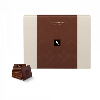 Dark chocolate squares 
