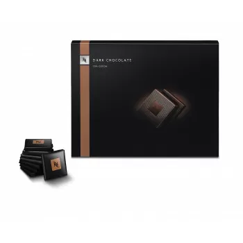 Dark chocolate squares 