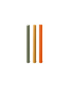 Ribbed Candles Falling Leaves
