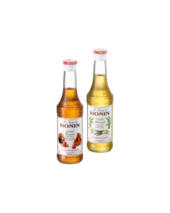 Monin syrup kit - vanilla & caramel